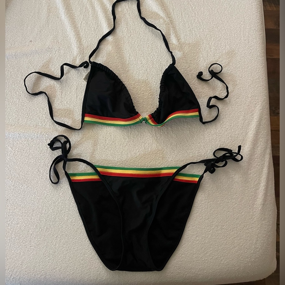 Rasta 2 pc swimsuit. Never worn.